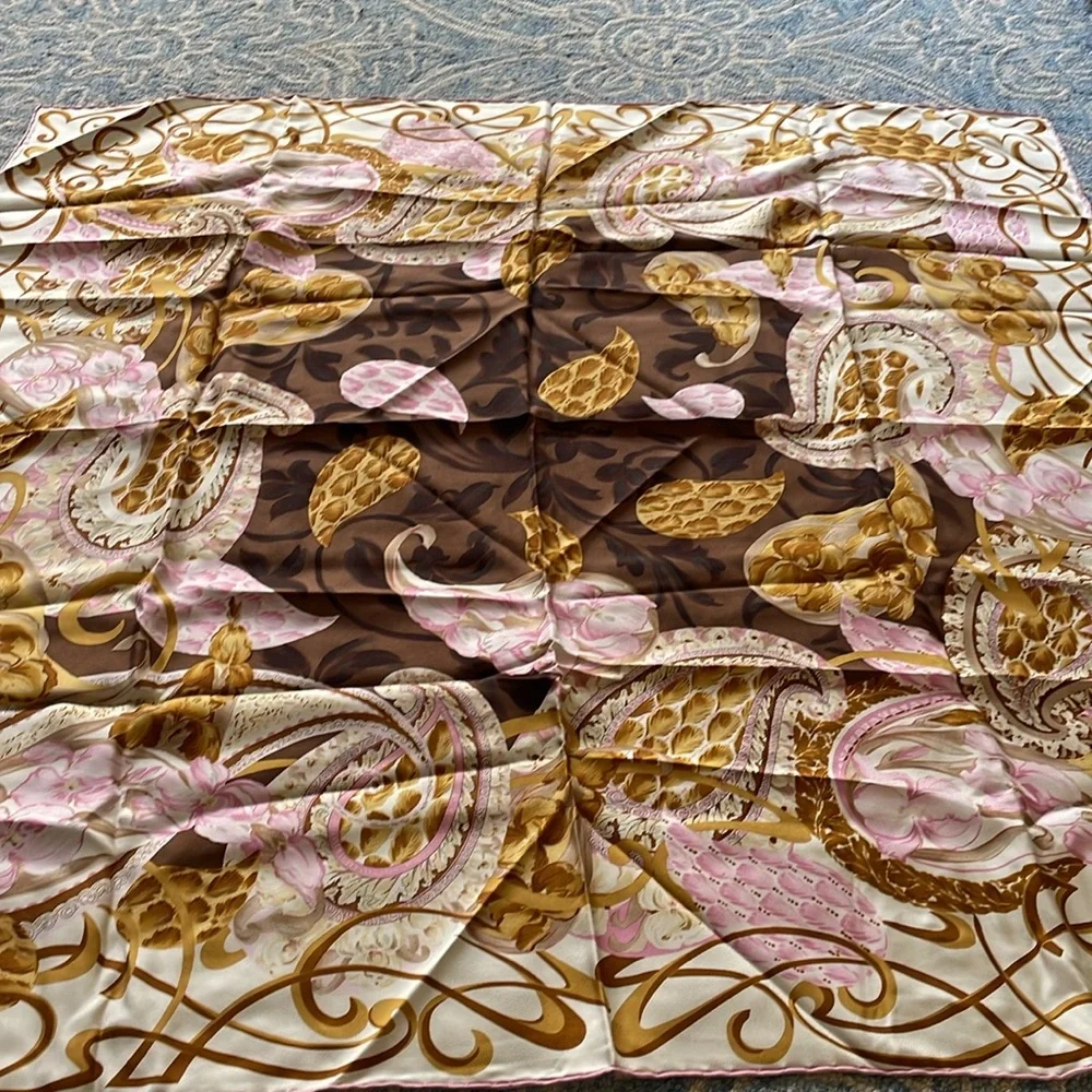 Christian Dior preowned scarf 33.5x34 inches